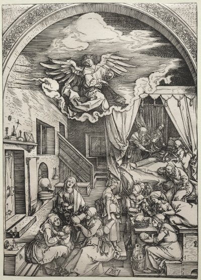 Neitsyen syntymä tekijältä Albrecht Dürer