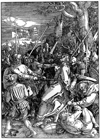 Kristuksen vangitseminen, 1510, 1936 tekijältä Albrecht Dürer