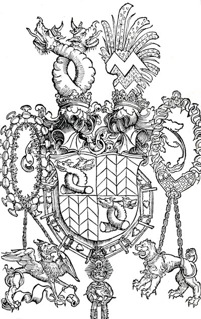 Florian Waldaufin vaakuna, 1500 1906 tekijältä Albrecht Dürer