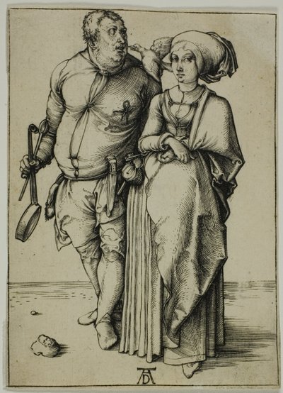 Kokki ja hänen vaimonsa tekijältä Albrecht Dürer