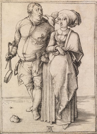 Kokki ja hänen vaimonsa tekijältä Albrecht Dürer