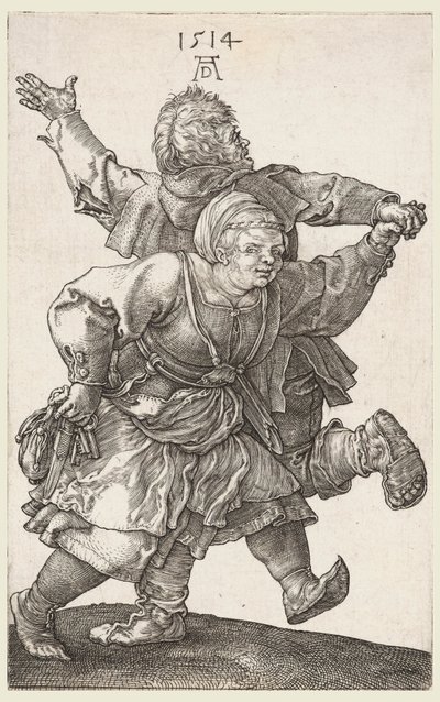 Tanssivat talonpojat tekijältä Albrecht Dürer