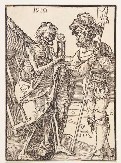 Kuolema ja sotilas tekijältä Albrecht Dürer