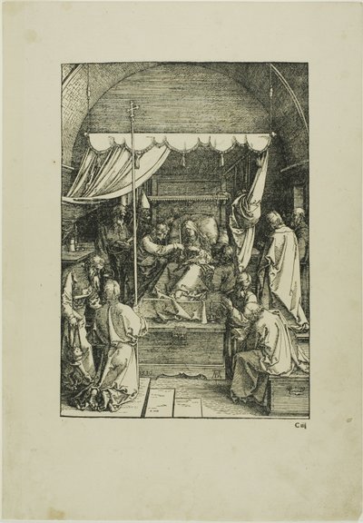 Neitsyen kuolema, Neitsyen elämästä tekijältä Albrecht Dürer