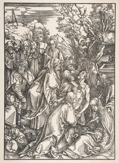 The Deposition of Christ, teoksesta The Large Passion.n.d. tekijältä Albrecht Dürer