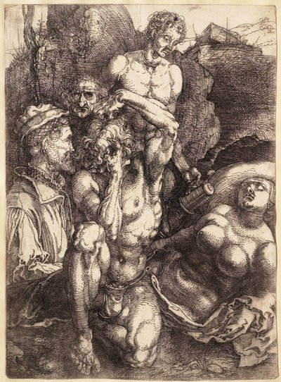 Epätoivoinen mies tekijältä Albrecht Dürer