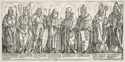 Itävallan kahdeksan pyhää, n. 1515. tekijältä Albrecht Dürer