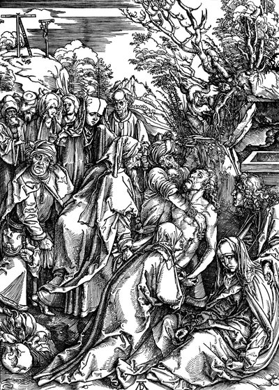 "The Tombment", c1497-c1500. tekijältä Albrecht Dürer