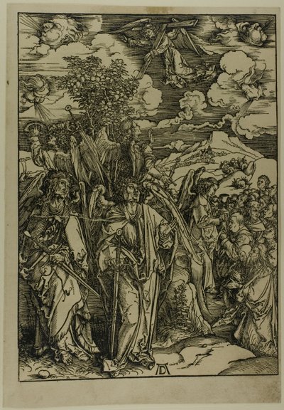 The Four Angels Staying the Winds, The Apocalypse tekijältä Albrecht Dürer