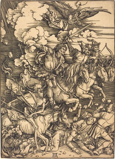 Neljä hevosmiestä tekijältä Albrecht Dürer