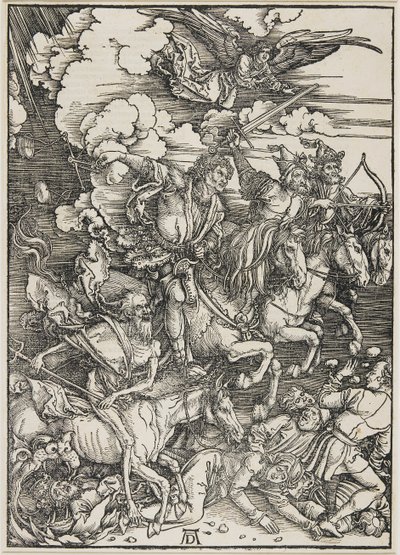 Neljä ratsumiestä, 1496-1498 tekijältä Albrecht Dürer