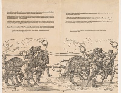 Keisari Maximilianin suuri voittoauto tekijältä Albrecht Dürer