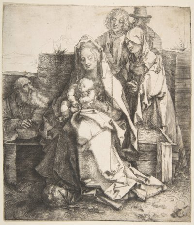 Pyhä perhe, 1512-13. tekijältä Albrecht Dürer
