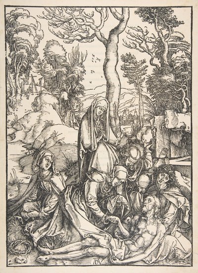 The Lamentation, teoksesta The Large Passion.n.d. tekijältä Albrecht Dürer