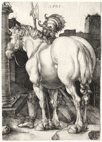 Suuri hevonen tekijältä Albrecht Dürer