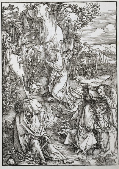 Suuri intohimo: Kristus Öljymäellä tekijältä Albrecht Dürer