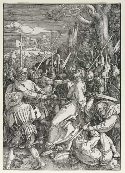 Suuri kärsimys: Kristuksen pettäminen, 1510. tekijältä Albrecht Dürer