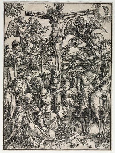 Suuri intohimo: Ristiinnaulitseminen, n. 1497-1500. tekijältä Albrecht Dürer