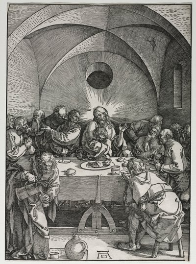 Suuri intohimo: Viimeinen ehtoollinen, 1510. tekijältä Albrecht Dürer
