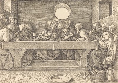 Viimeinen ehtoollinen, 1523. tekijältä Albrecht Dürer