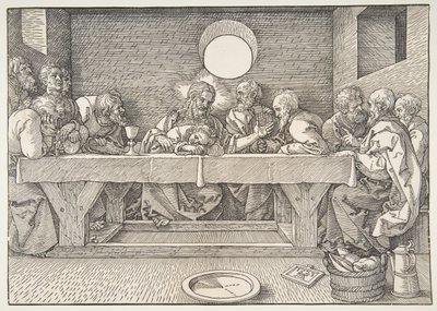 Viimeinen ehtoollinen, 1523. tekijältä Albrecht Dürer