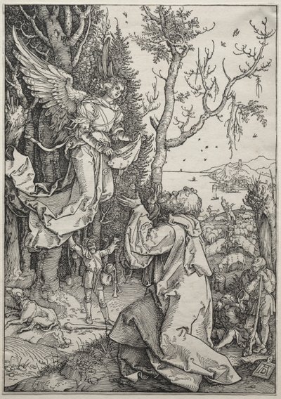 Neitsyen elämä: Joakim ja enkeli tekijältä Albrecht Dürer