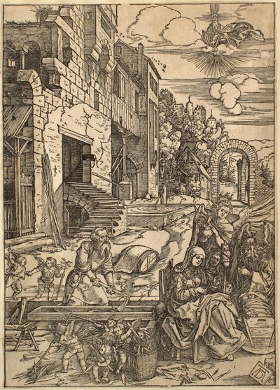 Neitsyt Marian elämä: Pyhän perheen oleskelu Egyptissä tekijältä Albrecht Dürer