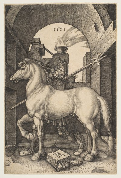 Pieni hevonen, 1505. tekijältä Albrecht Dürer