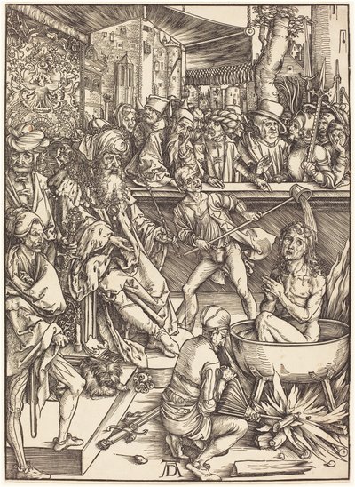 Pyhän Johanneksen marttyyrikuolema tekijältä Albrecht Dürer