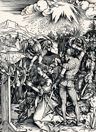 Pyhän Katariinan marttyyrikuolema, 1497 1906 tekijältä Albrecht Dürer