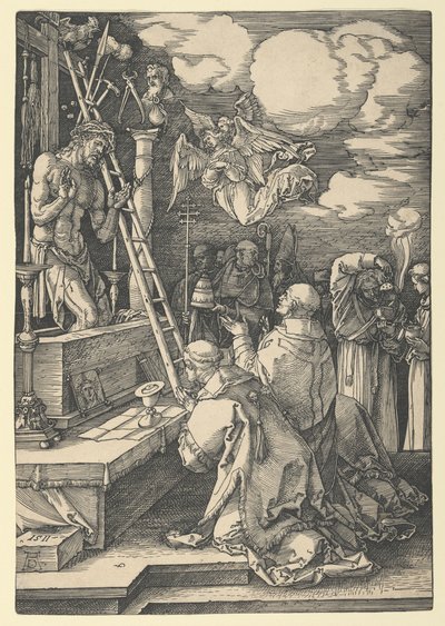 Pyhän Gregoriuksen messu tekijältä Albrecht Dürer