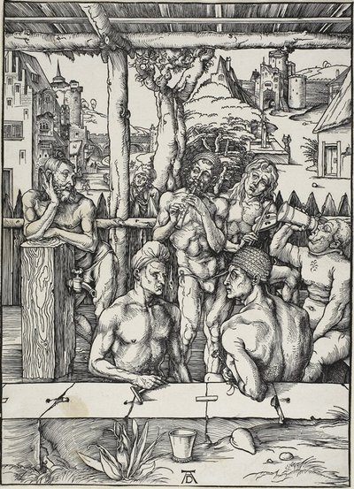 Miesten kylpylä tekijältä Albrecht Dürer