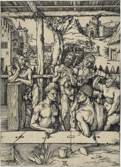 Miesten kylpylä tekijältä Albrecht Dürer