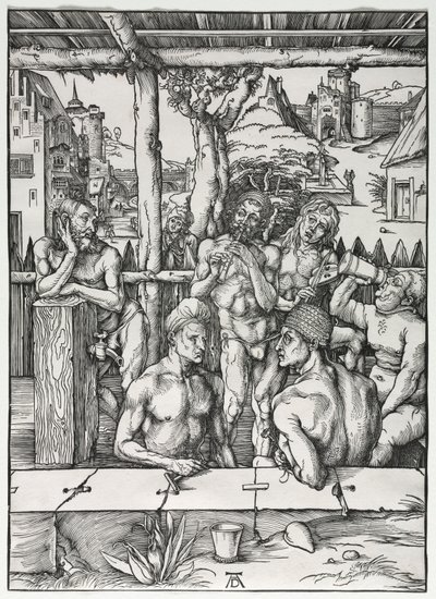 Miesten kylpylä tekijältä Albrecht Dürer