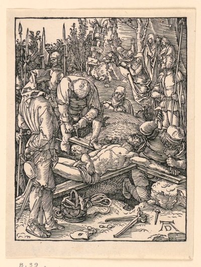 Naulaus ristiin, sarjasta Pieni intohimo tekijältä Albrecht Dürer