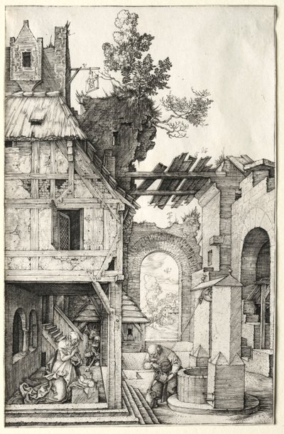Syntymä, 1504. tekijältä Albrecht Dürer