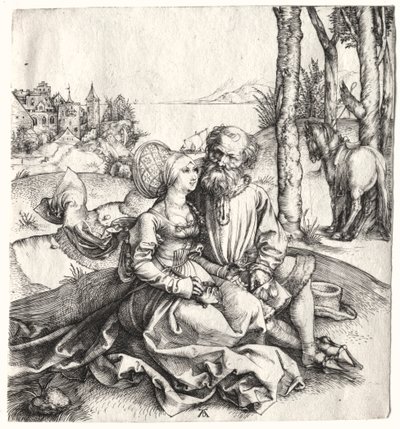 Rakkauden tarjous (tai huonokuntoinen pariskunta) tekijältä Albrecht Dürer