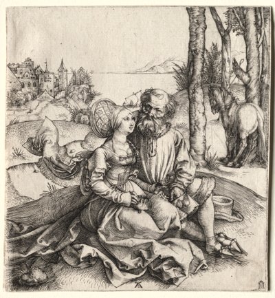 Rakkauden tarjous (tai huonokuntoinen pariskunta) tekijältä Albrecht Dürer