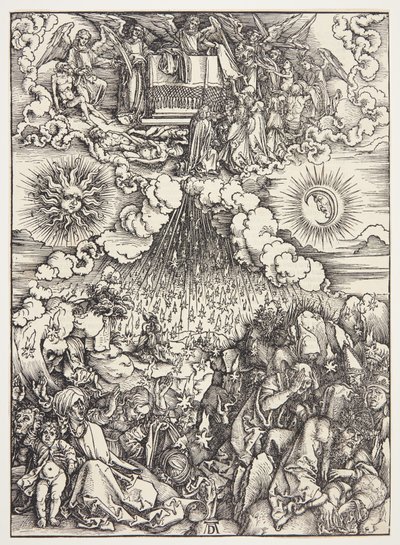 The Opening of the Fifth and Sixth Seals tekijältä Albrecht Dürer