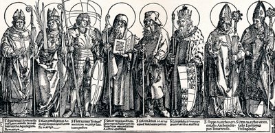 Itävallan suojeluspyhät, 1515 1906 tekijältä Albrecht Dürer