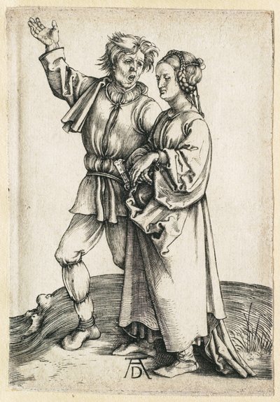Talonpoika ja hänen vaimonsa tekijältä Albrecht Dürer