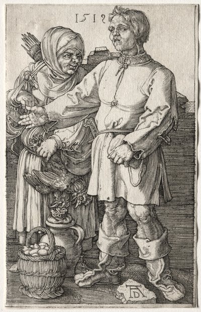 Talonpojat torilla, 1519. tekijältä Albrecht Dürer
