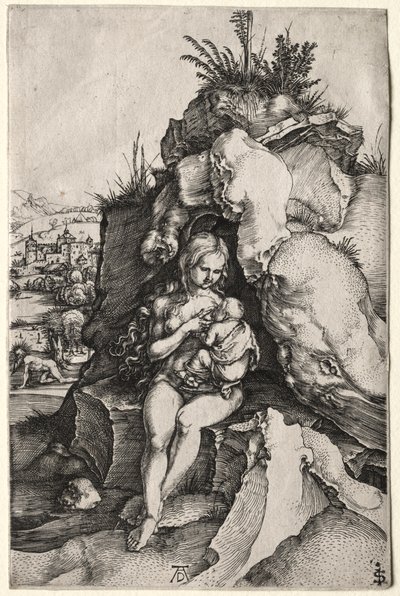 Pyhän Johannes Chrysostomosen katumus, n. 1497. tekijältä Albrecht Dürer