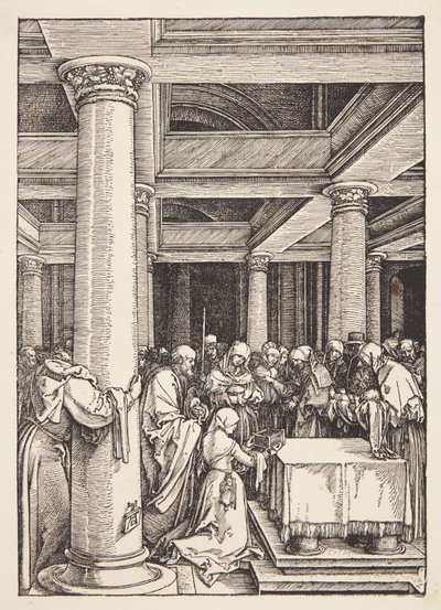 Esitys temppelissä tekijältä Albrecht Dürer