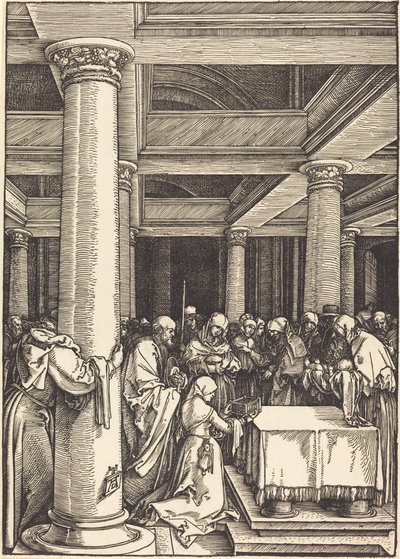 Kristuksen esittely temppelissä tekijältä Albrecht Dürer