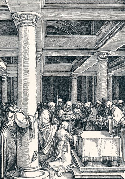 Kristuksen esittely temppelissä, 1506 1906 tekijältä Albrecht Dürer