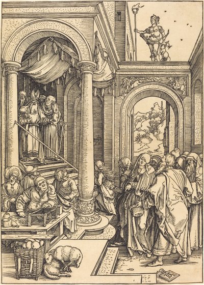 Neitsyen esitys temppelissä tekijältä Albrecht Dürer
