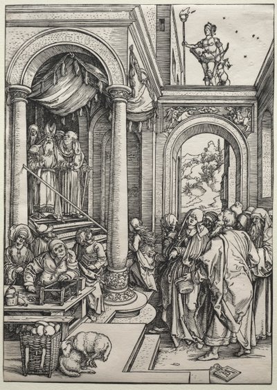 Neitsyen esitys temppelissä tekijältä Albrecht Dürer