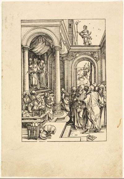 Neitsyen esitys temppelissä, Neitsyen elämästä tekijältä Albrecht Dürer