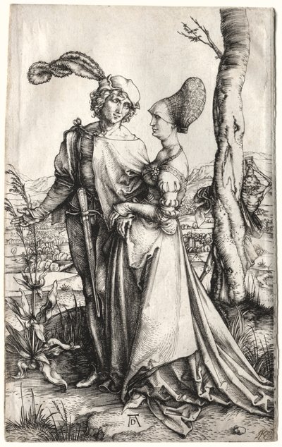 Promenade, c. 1497. tekijältä Albrecht Dürer